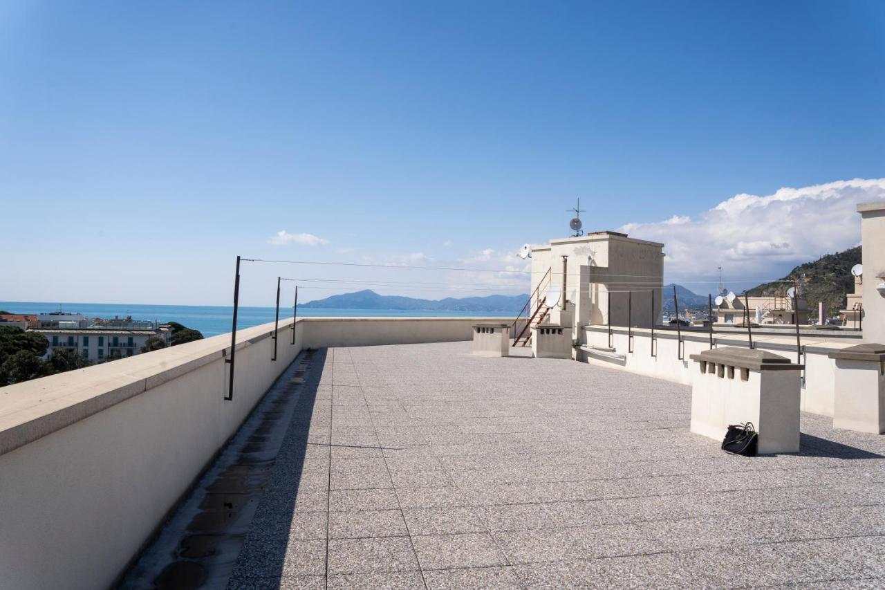 025 - Casa Panoramica In Centro, 90Metri Spiaggia Vista Mare Con Terrazzo Vista Portofino Sestri Levante Exterior foto
