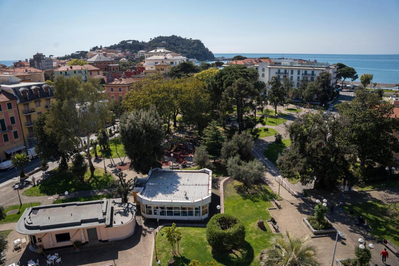 025 - Casa Panoramica In Centro, 90Metri Spiaggia Vista Mare Con Terrazzo Vista Portofino Sestri Levante Exterior foto